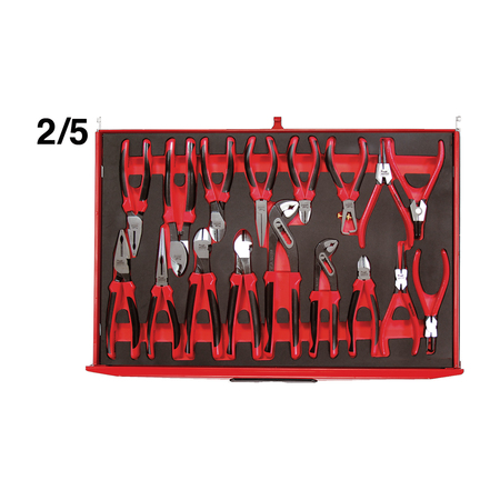 TENG TOOLS TTEMB17 - 17 Piece Mega Bite Plier Set in EVA TTEMB17